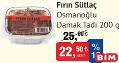 OSMANOĞLU DAMAK TADI FIRIN SÜTLAÇ 200 G OSMANOĞLU DAMAK TADI FIRIN SÜTLAÇ 200 G